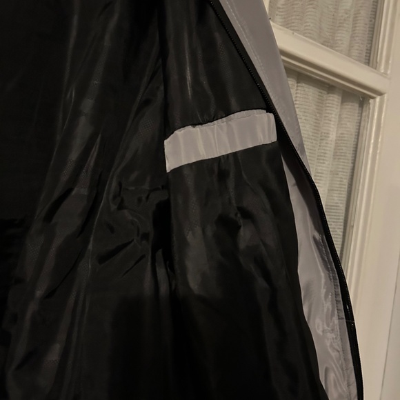Men’s Alexander Wang Windbreaker Jacket Lightweight Grey Zip Up Size 2XL - Picture 4 of 5